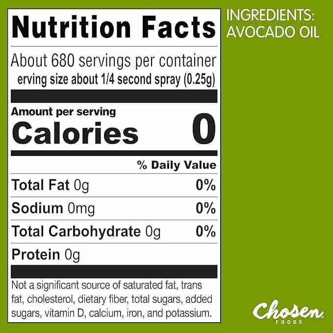 Chosen Foods 100% Pure Avocado Oil Spray - Image 2