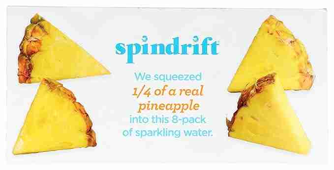 Spindrift Sparkling Water - Pineapple - Image 3