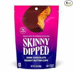 SkinnyDipped - Dark Chocolate Peanut Butter Cups