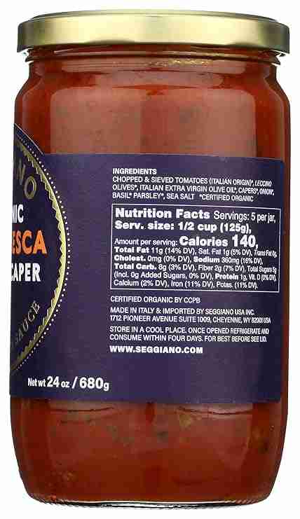 Seggiano Pasta Sauce - Puttanesca - Image 4