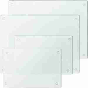 Glass Cutting Board - 4 PC Set